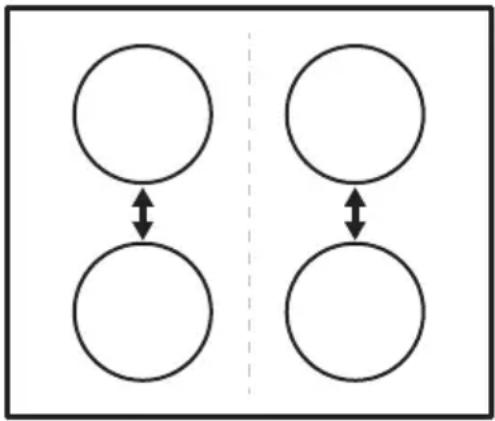 graph TD A[" "] --> B[" "] C[" "] --> D[" "] E[" "] --> F[" "]