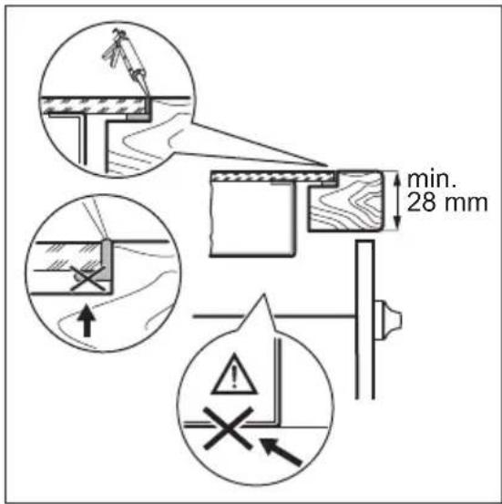 min. 28 mm