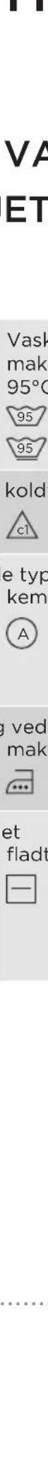 VASK mak 95°C 95 95 kold c1 e typ kem A y ved mak ... et fladt -