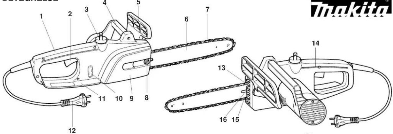 1 2 3 4 5 6 7 10 9 8 11 12 13 14 15 16 Makita