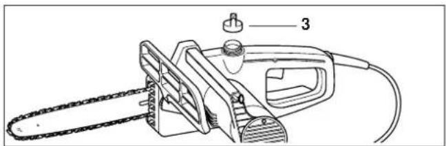 MAKITA UC3510A - Påfyldning af savkædeolie - 5