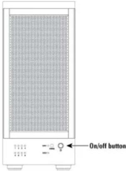 On/off button