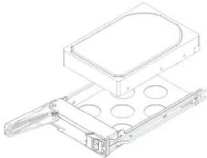 Sharkoon 8-Bay RAID-Station - HDD installation - 2