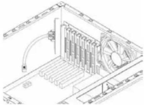 Sharkoon 8-Bay RAID-Station - eSATA slot bracket installation - 2