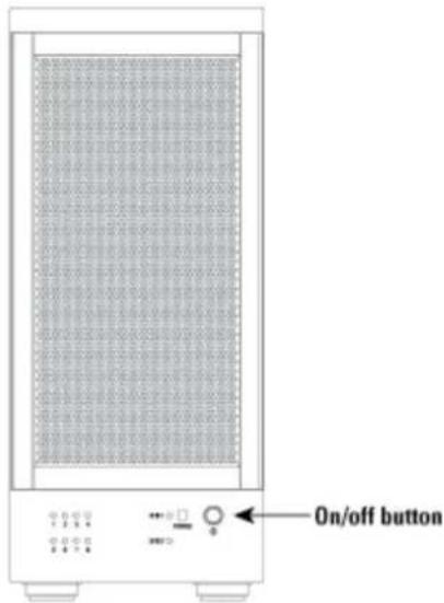 On/off button