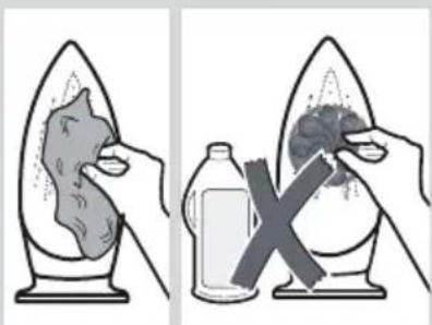 Diagram illustrating a chemical experiment with labeled steps: adding granular material to form a flask, and using a bottle to remove granular material.