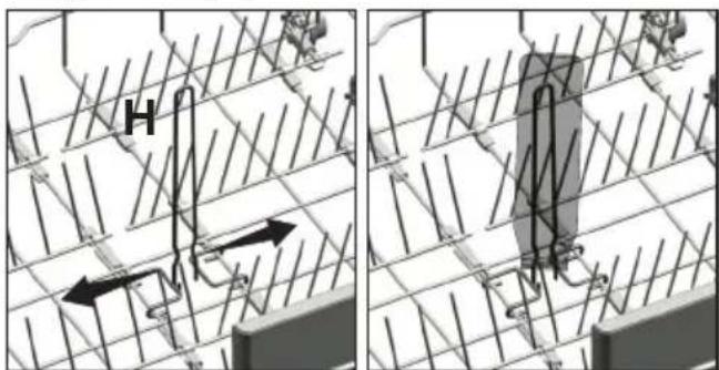 BEKO DUN 15310 W - Flaskeholder i nederste kurv - 1