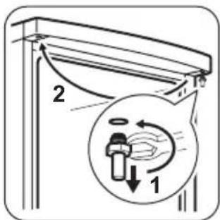ZANUSSI ZFU 27400 XA - Reversibilidade da porta - 2