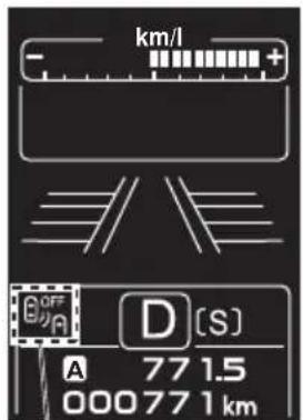 km/l OFF A 77 1.5 000 77 1 km D [S]