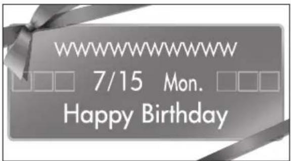 WWWWWWWW 7/15 Mon. Happy Birthday