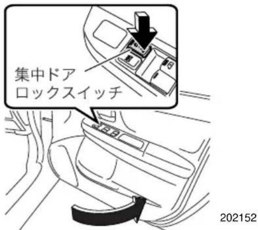 集中ドア ロックスイッチ 202152