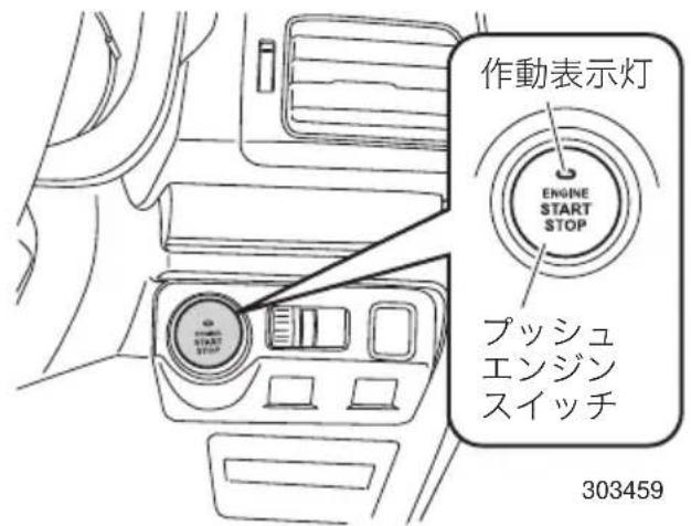 作動表示灯 ENGINE START STOP プッシュ エンジン スイッチ 303459