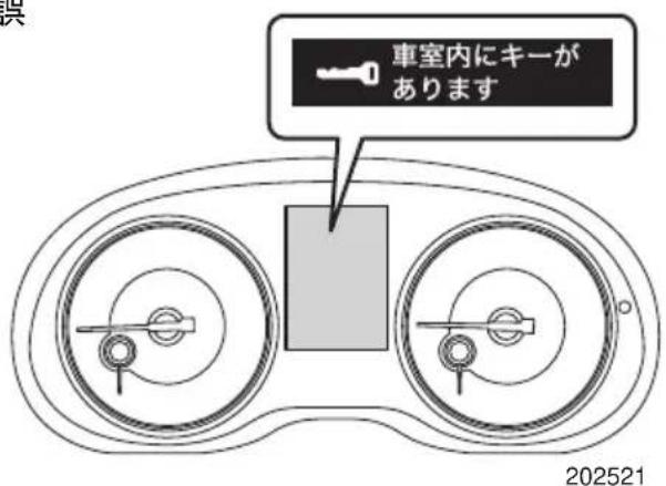 車室内にキーが あります 202521