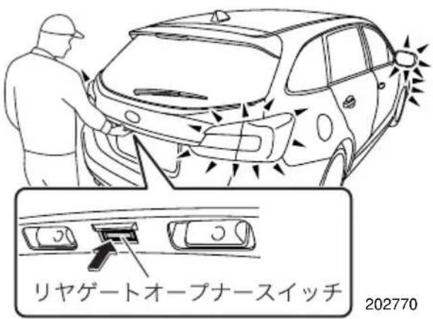 リヤゲートオープナースイッチ 202770