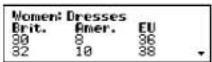 SEIKO ER6100 - ● Clothing Size Chart - 5