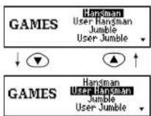 SEIKO ER6100 - - Selecting a game - 1