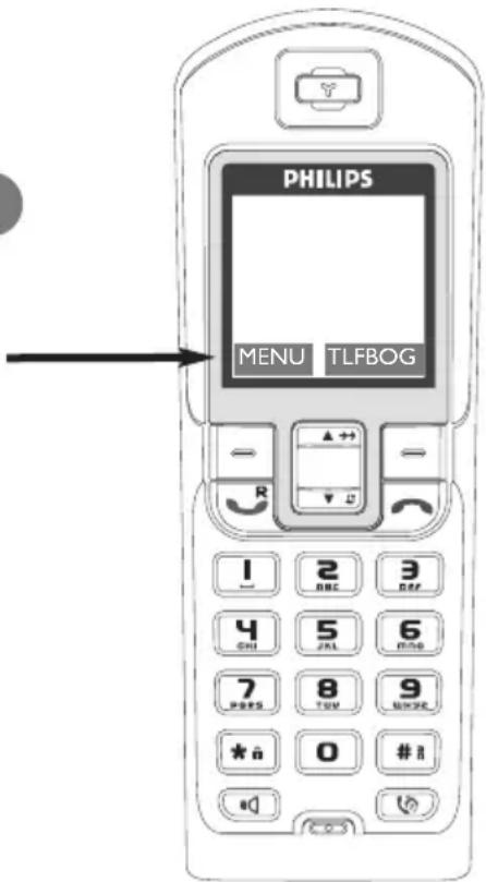 PHILIPS MENU TLFBOG 1 2 3 CHI 5 6 7 8 9 * i 0 # R