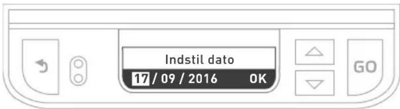 ROBOMOW RS635 Pro S - Indstil dato - 1
