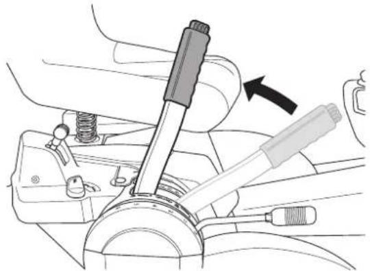 HUSQVARNA Rider 16 C AWD - Løftehåndtag til klippeaggregatet - 1