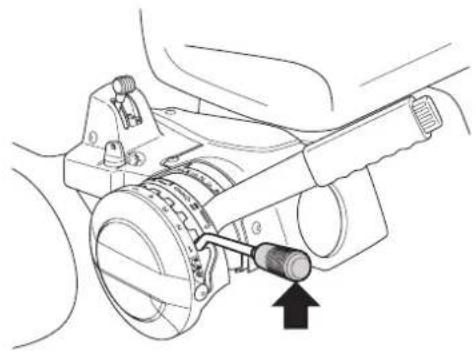 HUSQVARNA Rider 11 R - Håndtag til indstilling af klippehøjde - 1