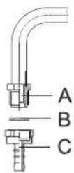 ASKO CG9672S - Tilslutning af apparatet til gasforsyningensstikket - 1