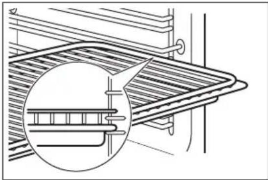 ELECTROLUX EOB100W - Isætning af tilbehør - 2