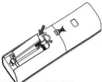 LG F09NAK.UL2 - Indsættelse af batterier - 1