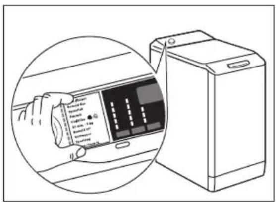 AEG L7TEP734E - Flersprogede mærker og knap - 1