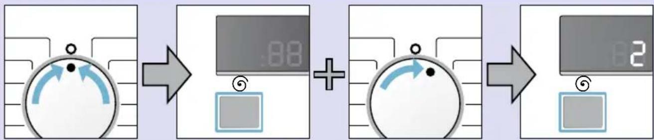 SIEMENS iQ300 WS12G160BY - Aktivering af indstillingsfunktion for signallydstyrke - 1