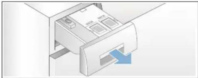 SIEMENS iQ800 WMH6Y899DN - Tømning af doseringsbeholder: - 1