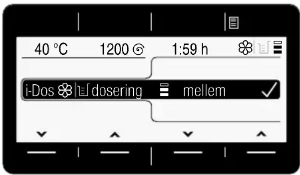 40 °C 1200 1:59 h i-Dos dosering mellem