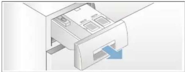 SIEMENS iQ700 WMH6W649DN - Tømning af doseringsbeholder: - 1