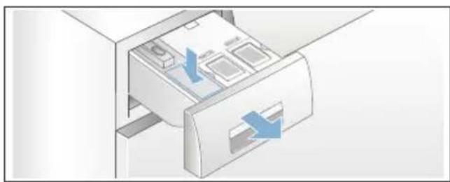 SIEMENS iQ700 WMH6W649DN - Dosering og tilsætning af vaskemiddel: - 1