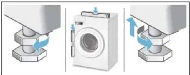 SIEMENS iQ800 WMH4Y8S9DN - ■ Afløb i et kunststofrør med gummimuffe eller et gulvafløb - 2