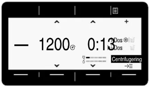- 1200° 0:13 Centrifugering →≡