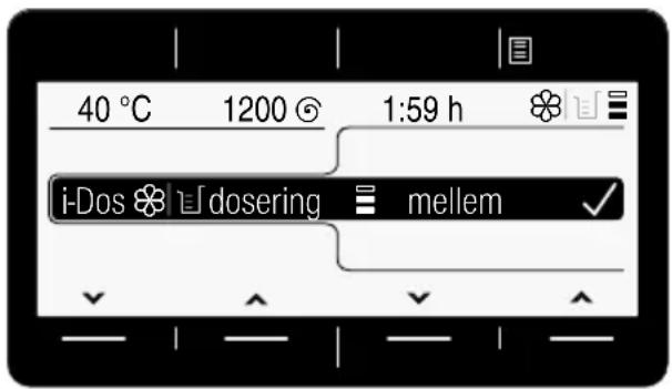 40 °C 1200 1:59 h i-Dos dosering mellem