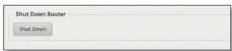 Shut Down Router Shut Down