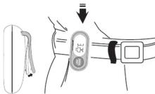 Sportline 340 DS - 9- HOW TO WEAR THE PEDOMETER - 1