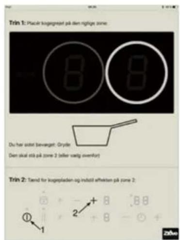 Ztove EZ2 - Start a Ztove app'en: - 3