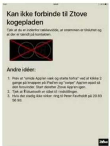 Ztove EZ2 - Start a Ztove app'en: - 1