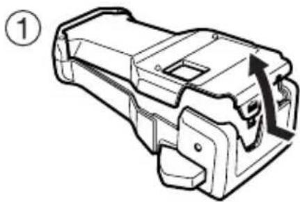 BROTHER P-Touch PT7600 - Udskiftning af de Batteripakke - 1