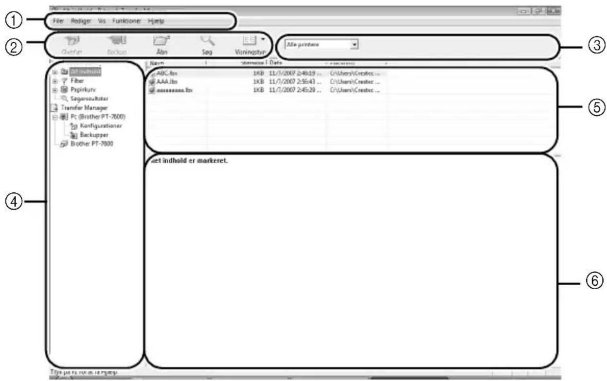 File Rediger Vis Functioner Hjelp Overfin Backon Abn Sag Voningstar Site printer Name Date ABC.fbx 1KB 11/7/2007 2:49:19 ... C:\Users\Creator ... AAA.fbx 1KB 11/7/2007 2:56:43 ... C:\Users\Creator ... assassass.fbx 1KB 11/7/2007 2:45:29 ... C:\Users\Creator ... net indhold er markeret. Tja per re ve er myrep ① ② ③ ④ ⑤ ⑥