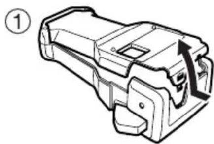 BROTHER P-Touch PT7500 - Udskiftning af de Batteripakke - 1