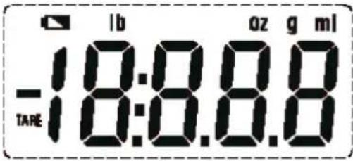 -18:8.8 TARE lb oz g ml