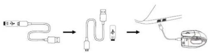 CONTOUR Wireless Unimouse - Opladning Midterklik til dobbeltklik - 1