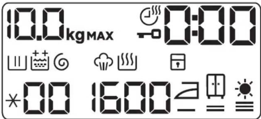 AEG L7WDK161E - Display - 1