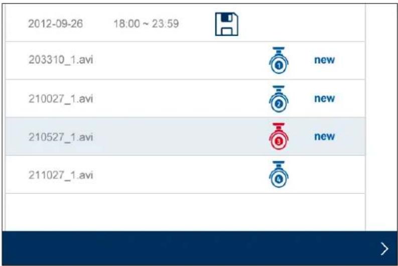 ABUS TVAC18000B - Hændelsesliste - 2