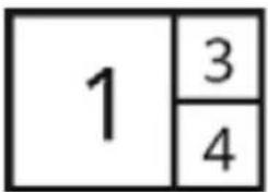 1 3 4