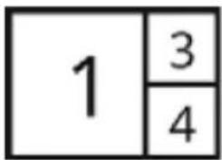 1 3 4