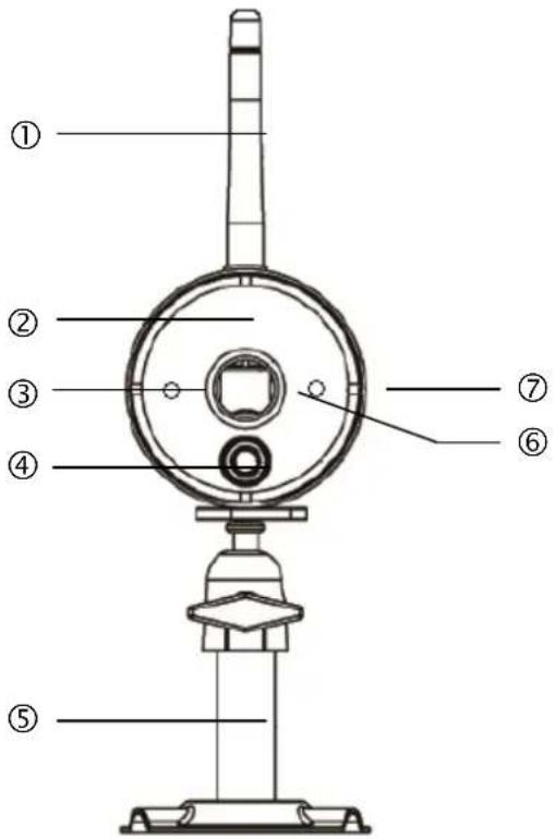 ABUS TVAC18010B - Widok z przodu; - 1